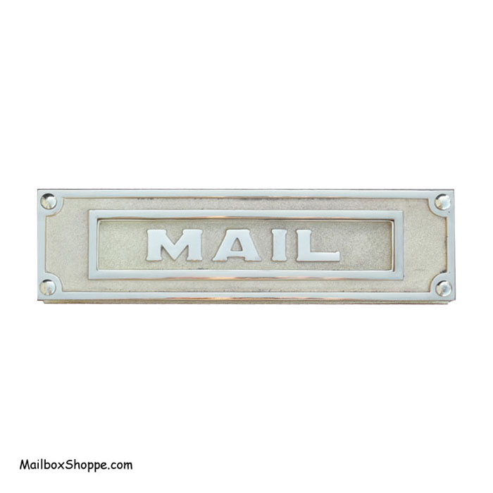 Deluxe Mail Slot - Brass