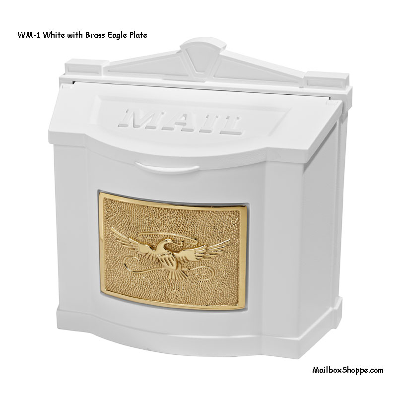 WM-1-White-Brass-Eagle-Plate