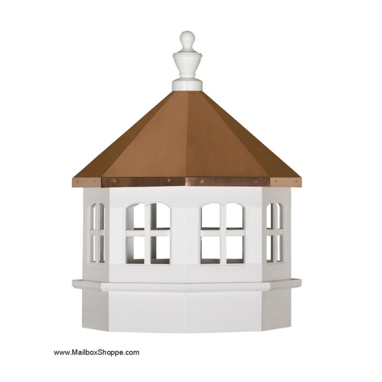 Vinyl Gazebo Cupolas with Copper Roof