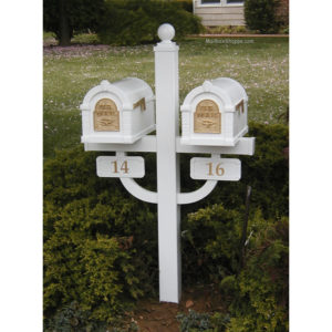 Keystone Double Deluxe Mailbox Package