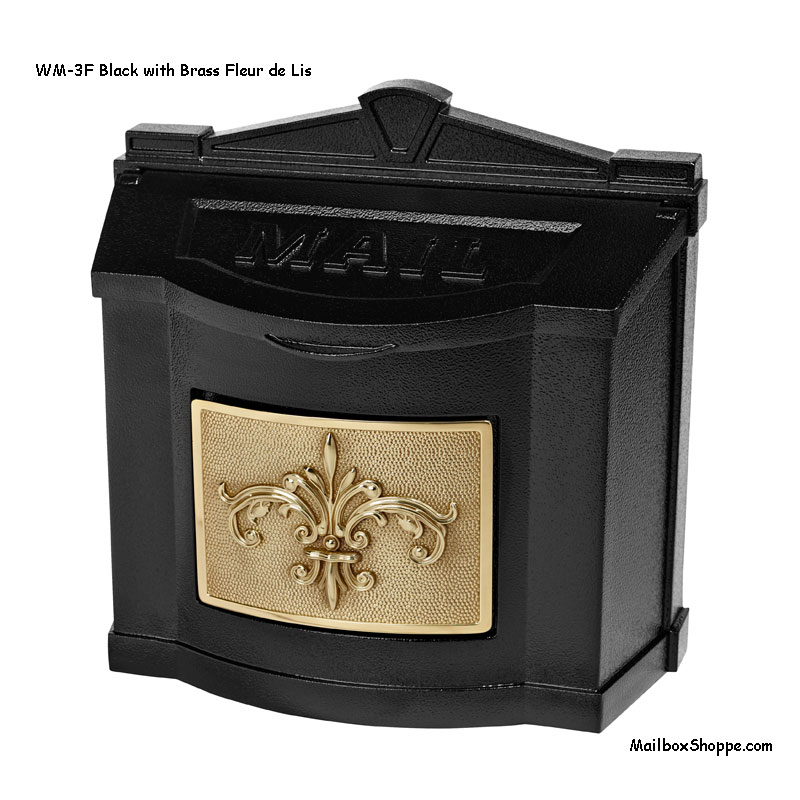 WM-3F-Black-Brass-Fleur-de-Lis