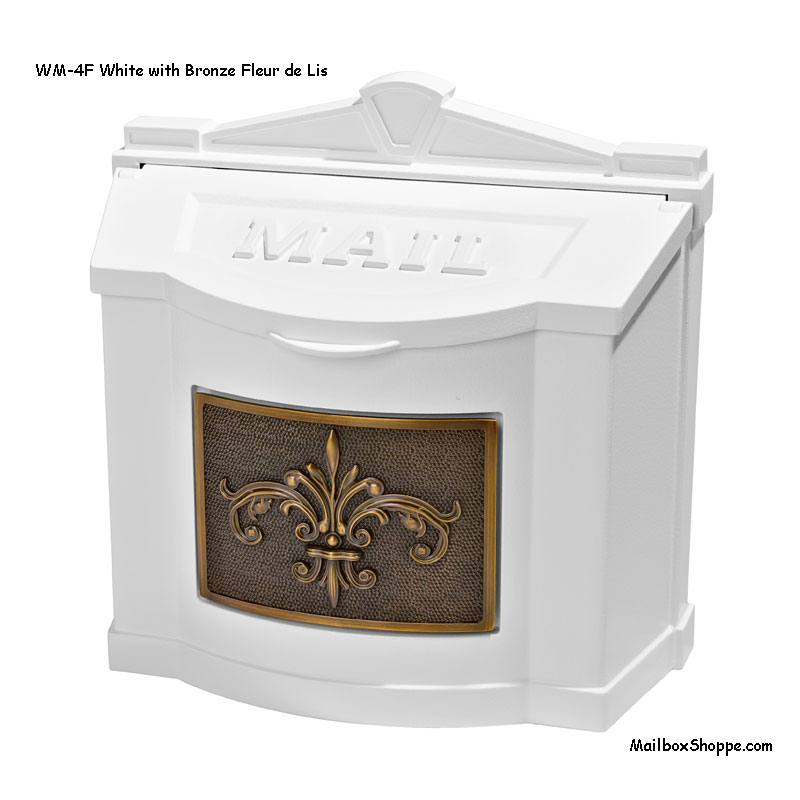 WM-4C-White-Bronze-Fleur-de-lis