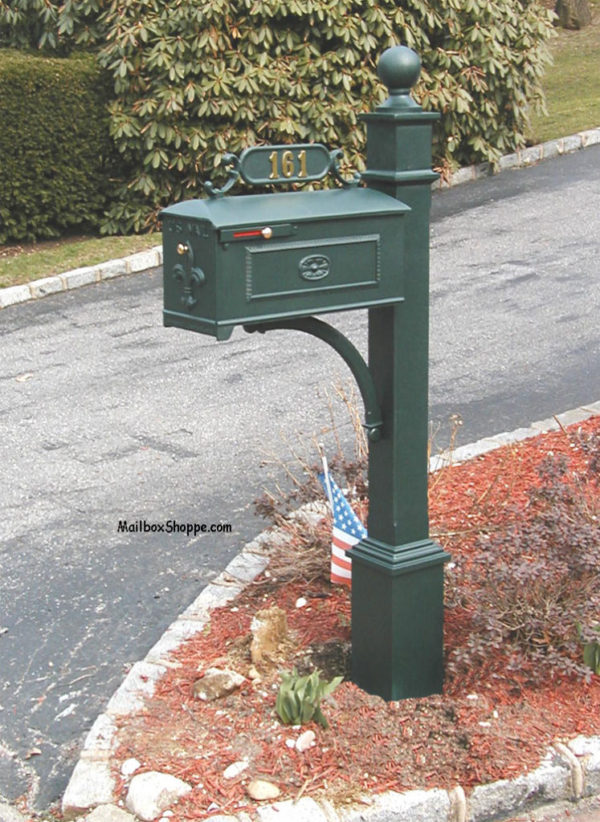 611 Imperial Mailbox and Post - Green