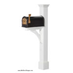 Hartford Azek Vinyl Mailbox Post