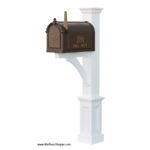 Madison Azek Vinyl Mailbox Post