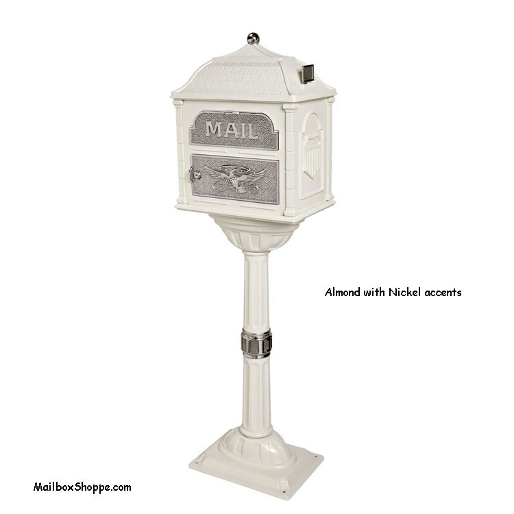 Gaines-Classic-Mailbox-Almond-Nickel
