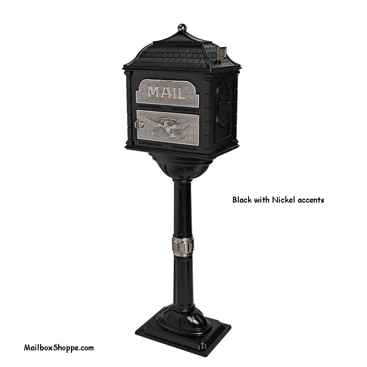 Gaines-Classic-Mailbox-Black-Nickel
