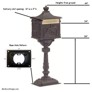 Victorian-Pedestal-Specifications