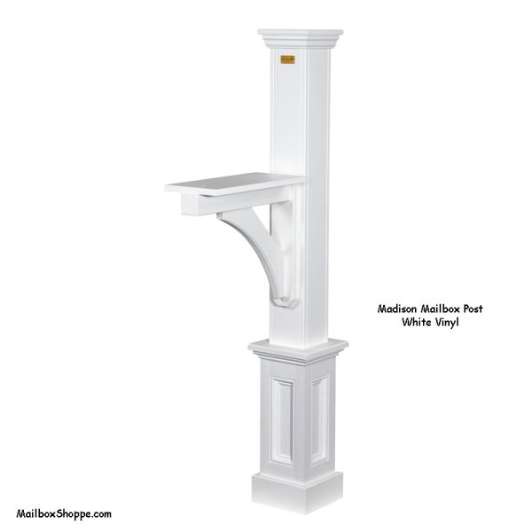 madison-mailbox-post-white