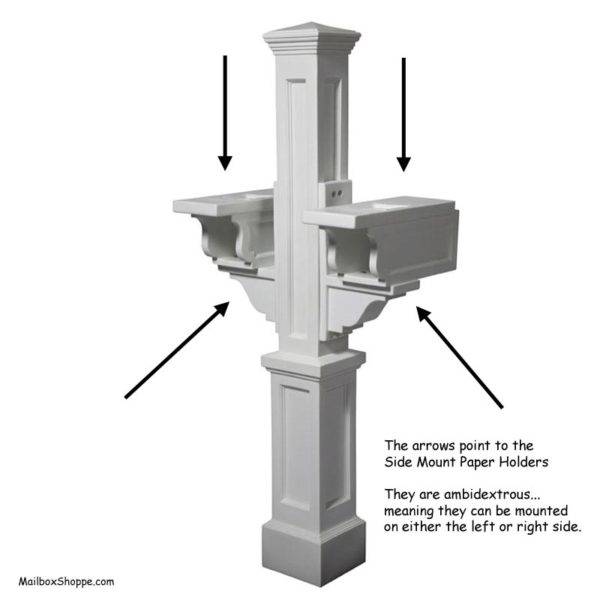 Mayne Rockport Side Mount Paper Holders