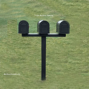 Triple Mailbox Spacing