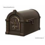 KS-20F Keystone Fleur de Lis -Bronze with Bronze