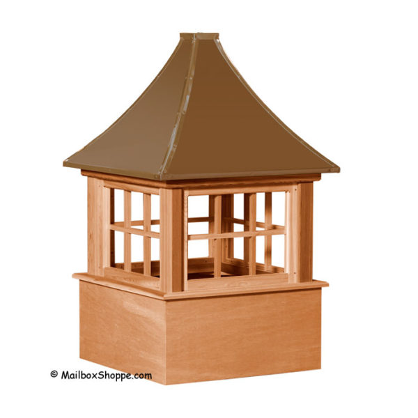 Carlisle Cedar Cupola - Brown Roof