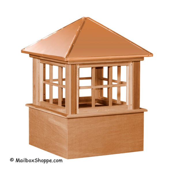 Ellsworth Cedar Cupola - Copper Roof