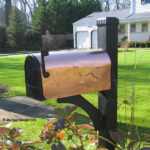 Personalized Copper Mailbox and Post