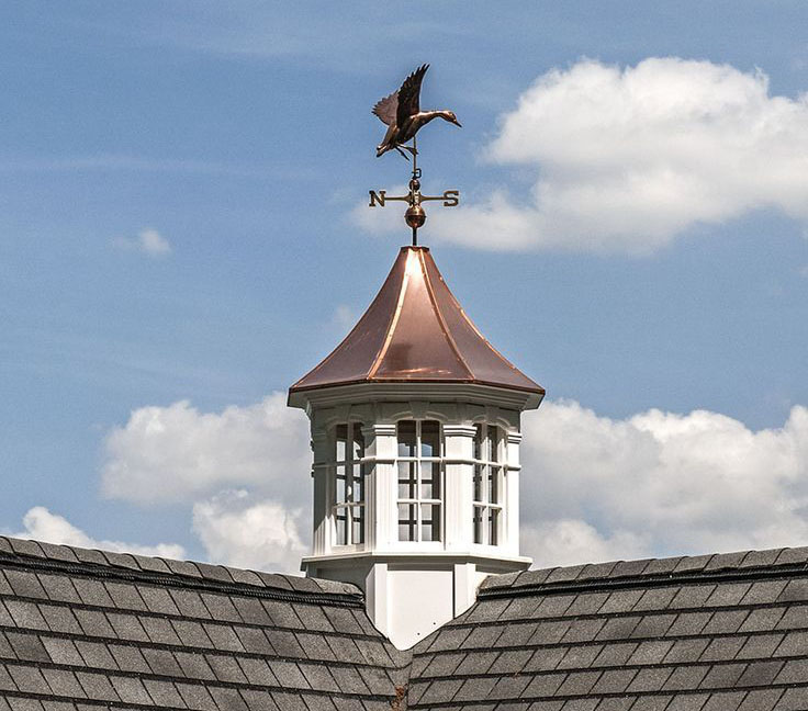 Vinyl Danbury Cupola - Copper Roof