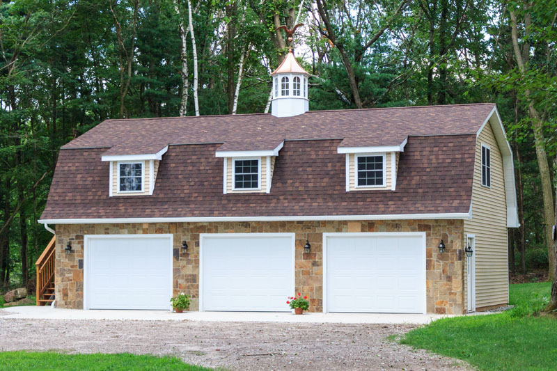 Salisbury Vinyl Cupola on Garage