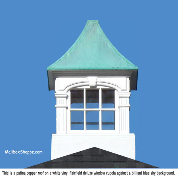 Cupola with Patina Copper Roof