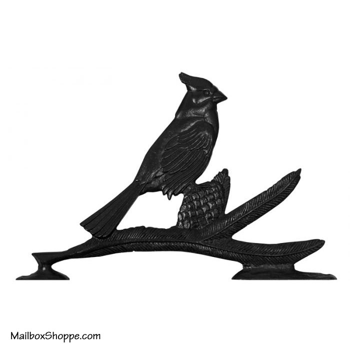 Black Cardinal Ornament