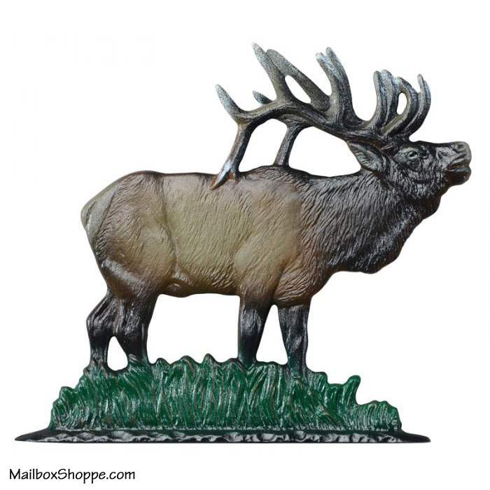 Colored Elk Ornament