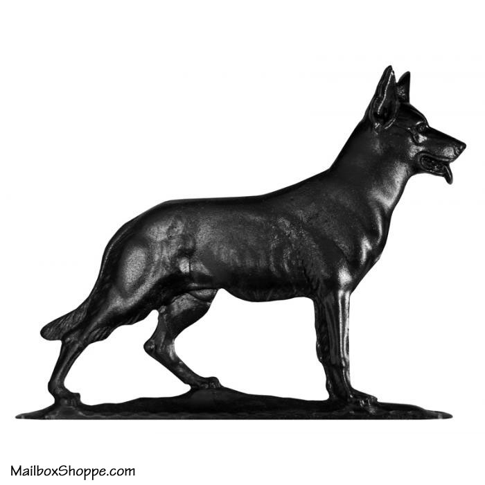 Black German Shepherd Ornament