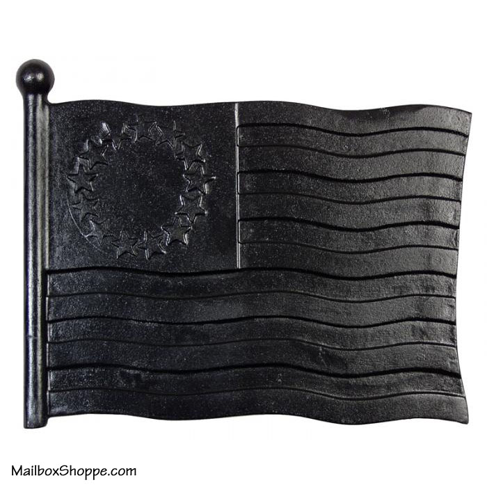 Black Liberty Flag Ornament