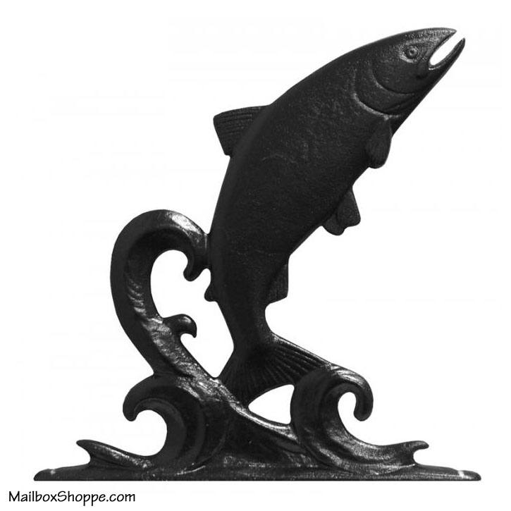 Black Trout Ornament 