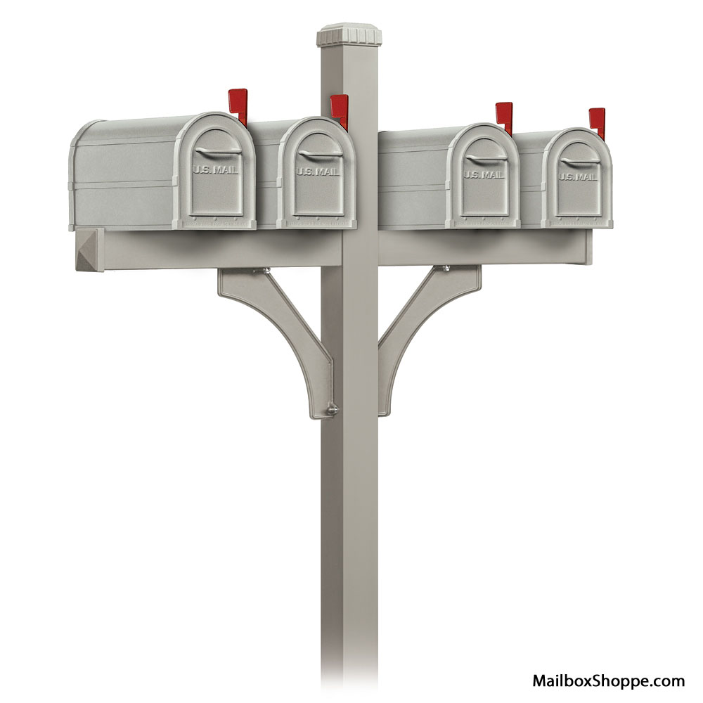 4850 Quad Mailbox Package