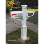 Signature Mailbox Post Flower box Number Plaque