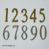 Special Lite 2" Numbers - Brass or Stainless Steel