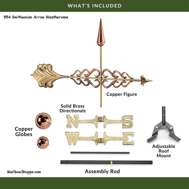 954-Smithsonian-Arrow-Weathervane-Package