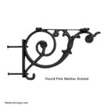 round-pole-mailbox-brackets