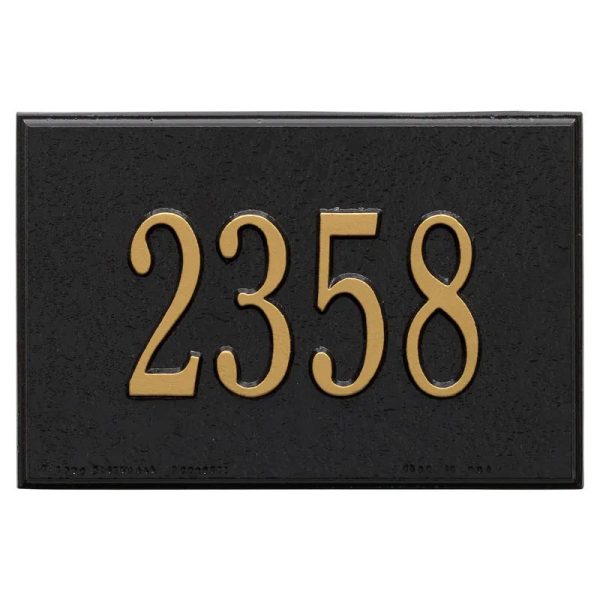 1426BG Whitehall Wall Mailbox Number Plaque