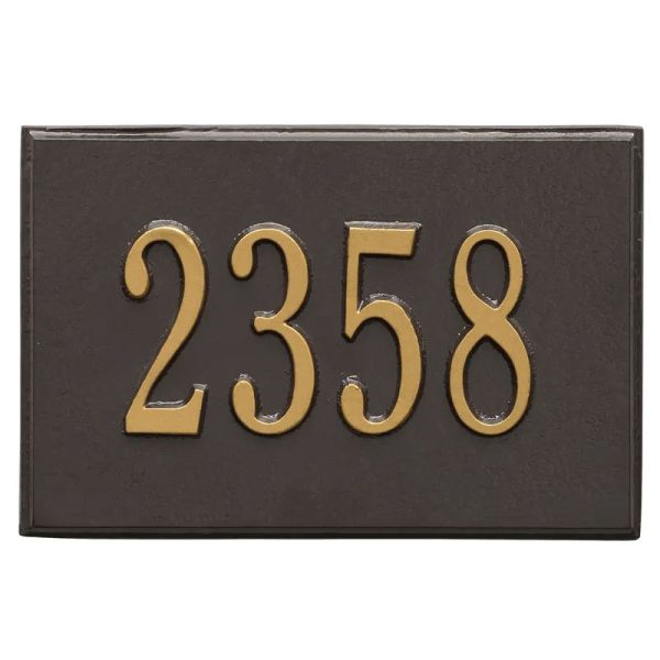 1426OG Whitehall Wall Mailbox Number Plaque