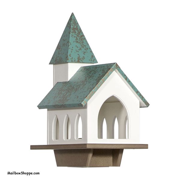 chapel-bird-feeder-patina-roof-back-view
