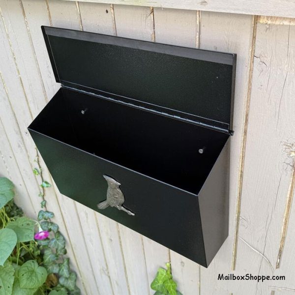 Cardinal-Wall-Mailbox-Black