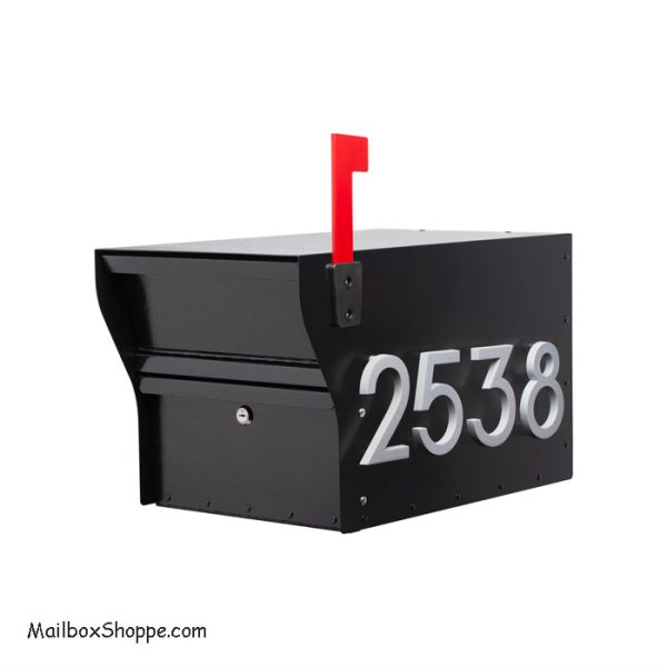 Whitehall Products MailVault-Mailbox Silver Numbers