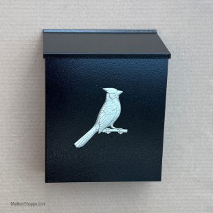 Upright Vertical Cardinal Wall Mailbox
