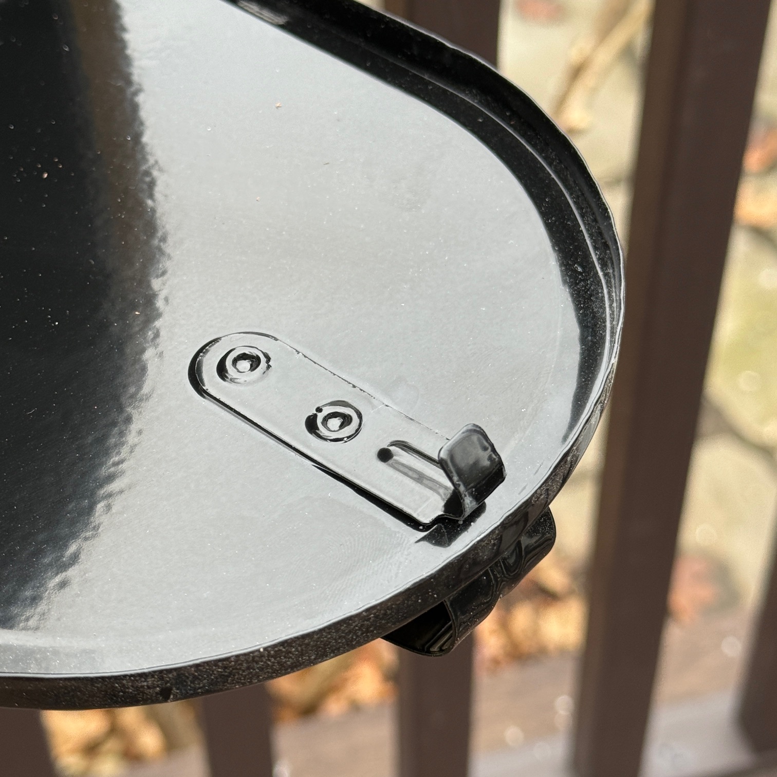 Cedar Slat Mailbox Door Clasp