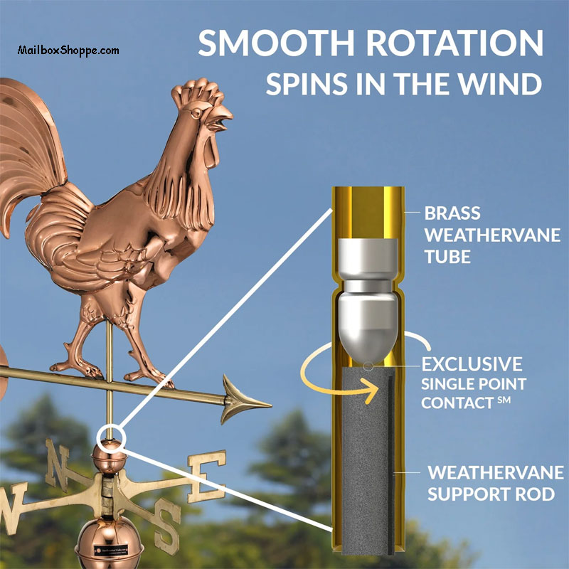 953P-Smithsonian-Rooster-Weathervane-Beauty
