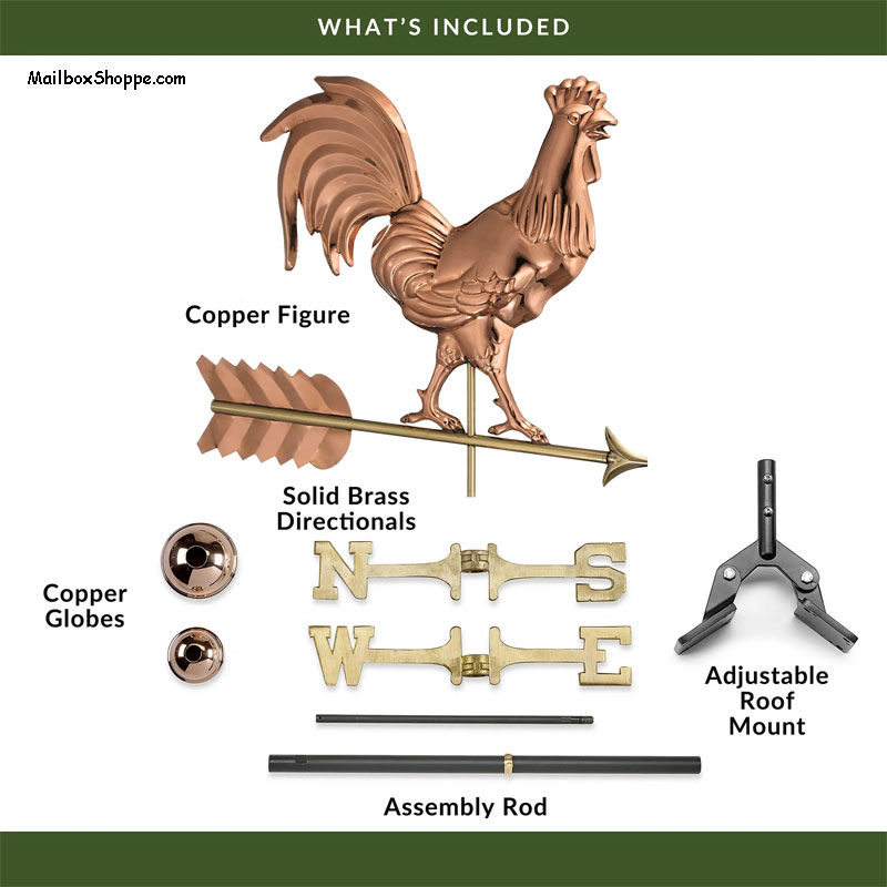 953P-Smithsonian-Rooster-Weathervane-Package