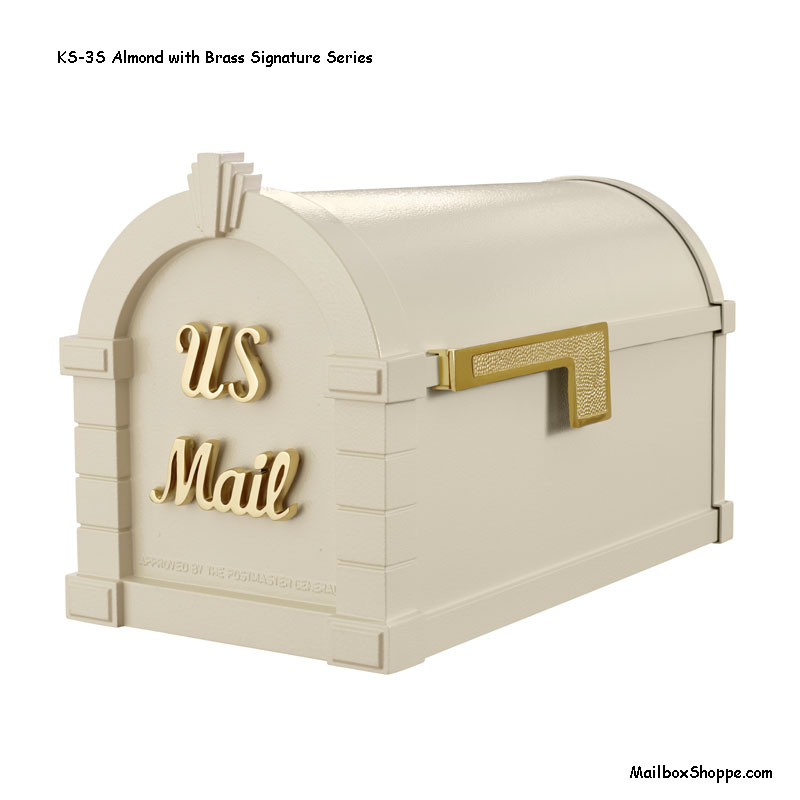 Keystone-Mailbox-Almond-Brass-Signature-KS3S