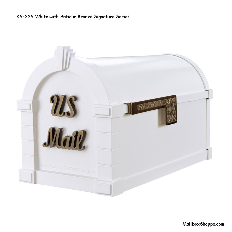 Keystone-Mailbox--White-Bronze-Signature-KS22A