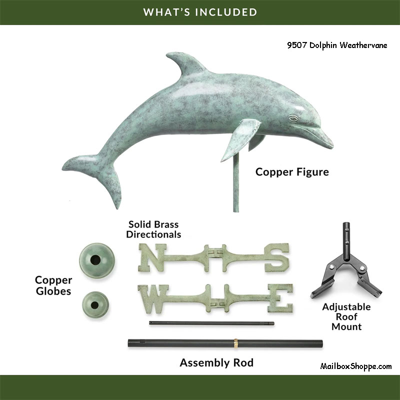 9507-Dolphin-Weathervane-Package