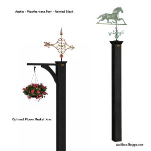 Austin-Weathervane-Post-Black