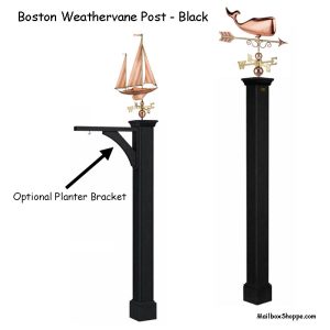 Boston-Weathervane-Posts-Painted-Black