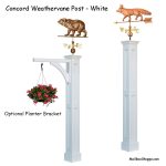 Concord-Weathervane-Posts-White