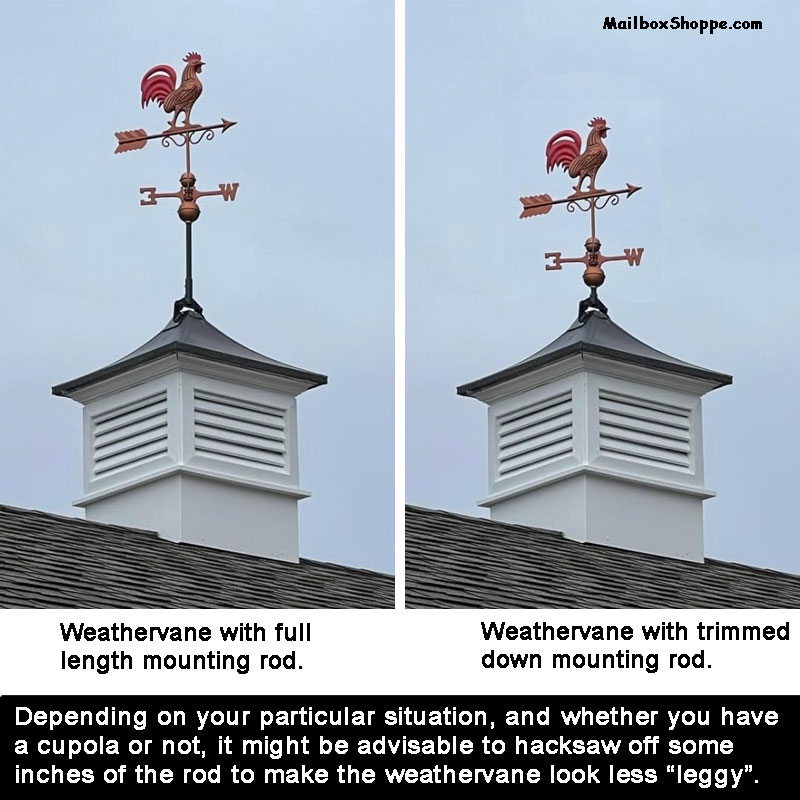 weathervane-rod-length-comparison
